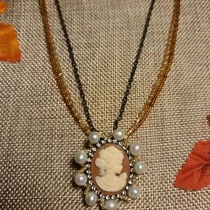 1928 cameo chocker/necklace